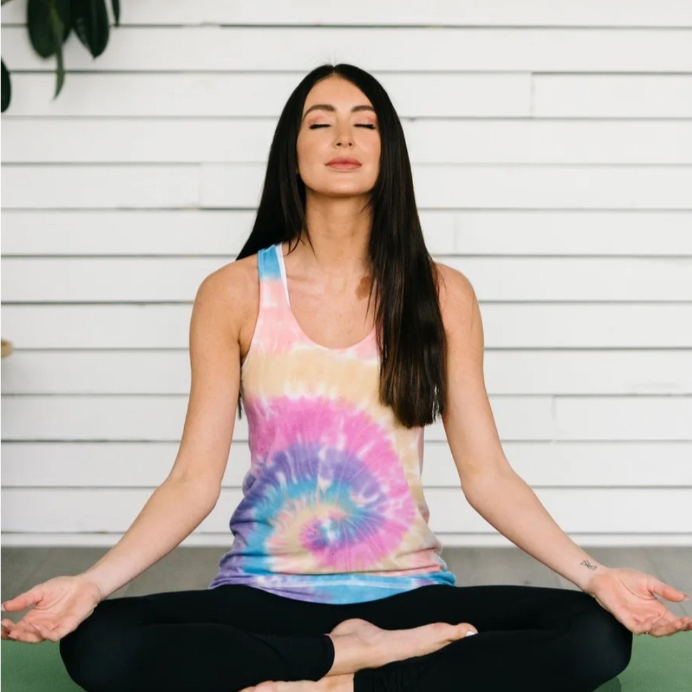ZYIA Multicolor Tie-Dye Tank Top